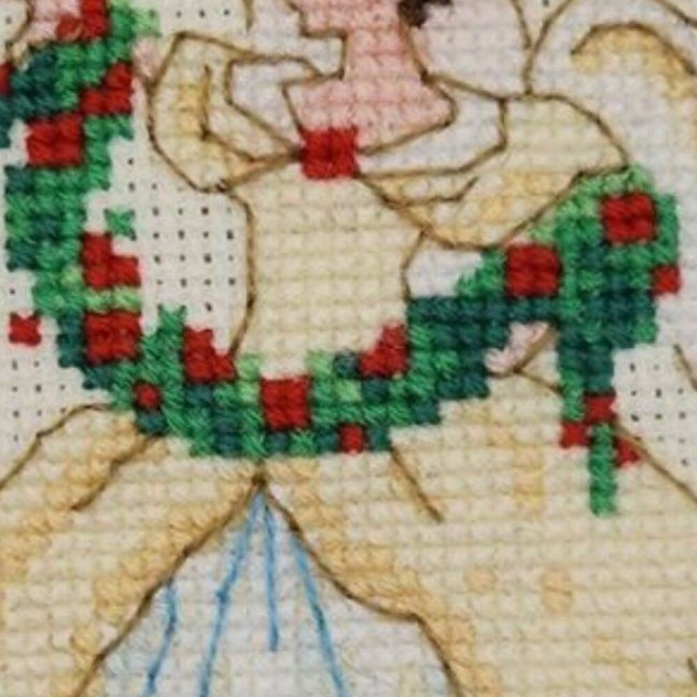Set of 6 Mystical Angels completed cross stitch - Picture 14 of 15